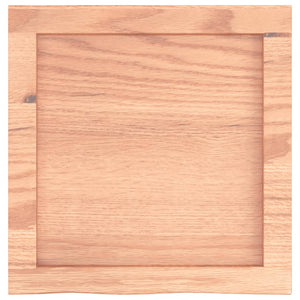 Wandregal Eiche Massivholz Hellbraun 40x40 cm