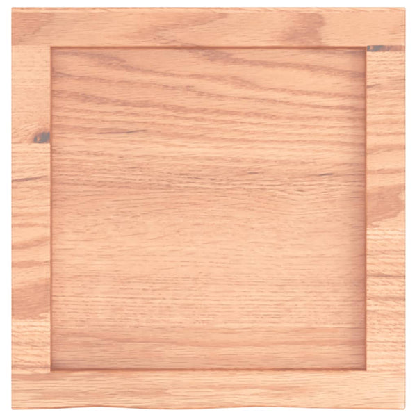 Wandregal Eiche Massivholz Hellbraun 40x40 cm