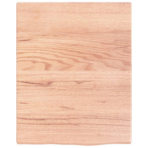 vidaXL Étagère murale Chêne massif traité marron clair 40x50x2 cm