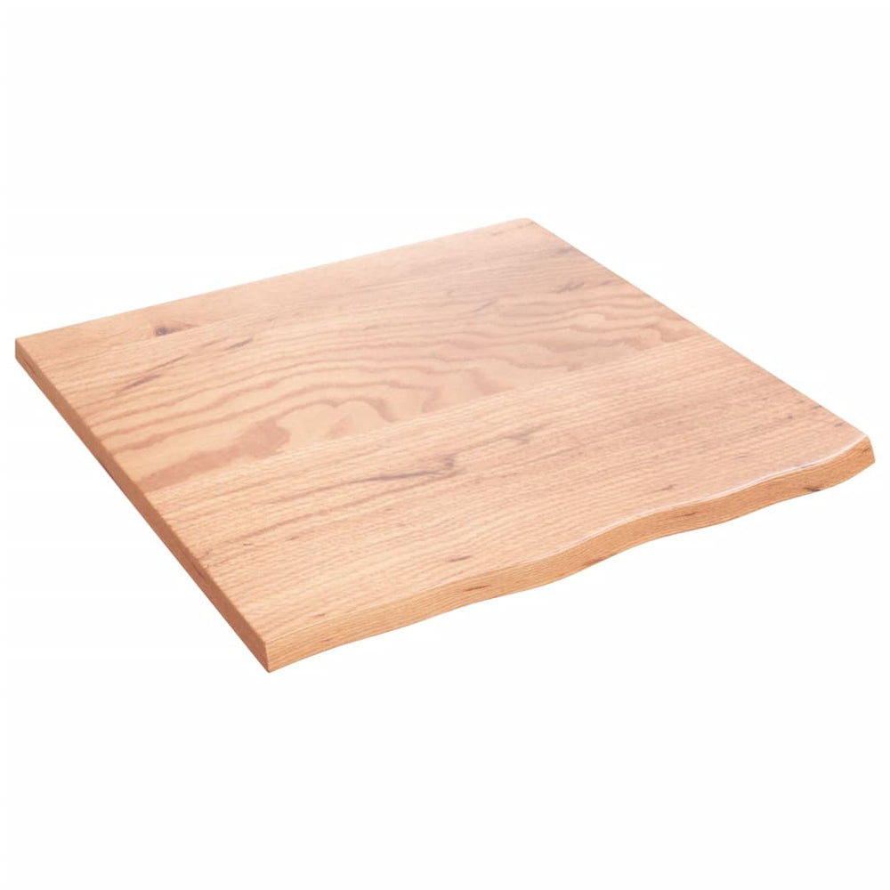 Wandregal Eiche Hellbraun 60x60 cm Massivholz