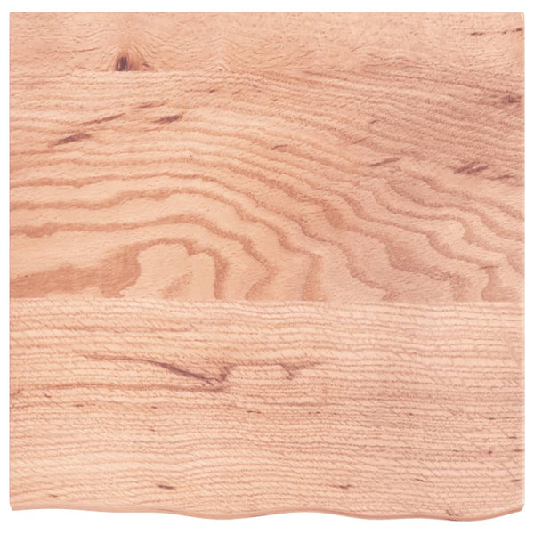 Wandregal Eiche Hellbraun 60x60 cm Massivholz