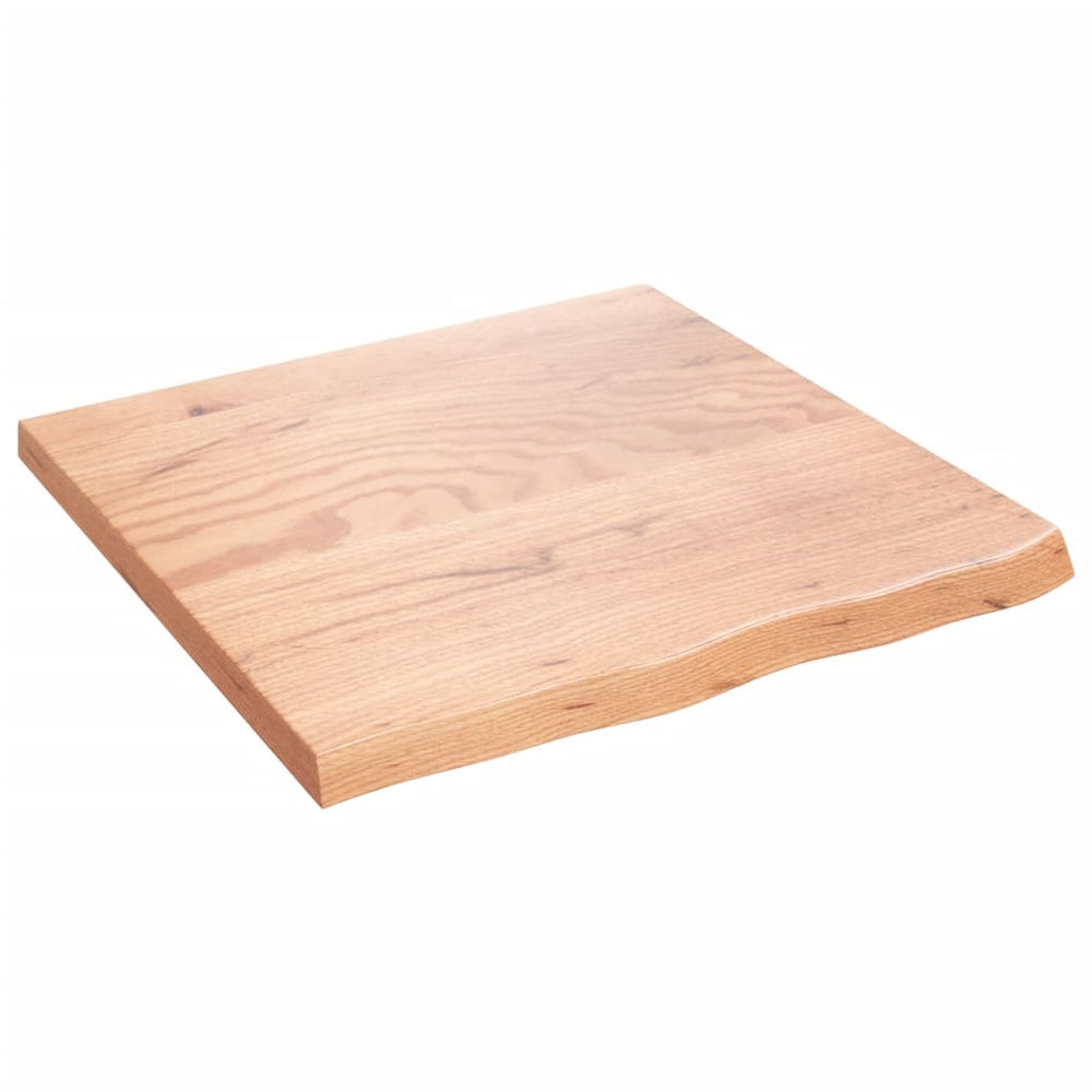 Eiche Wandregal Hellbraun 60x60 cm
