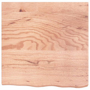 Wandregal Eiche Massivholz Hellbraun 60x60 cm