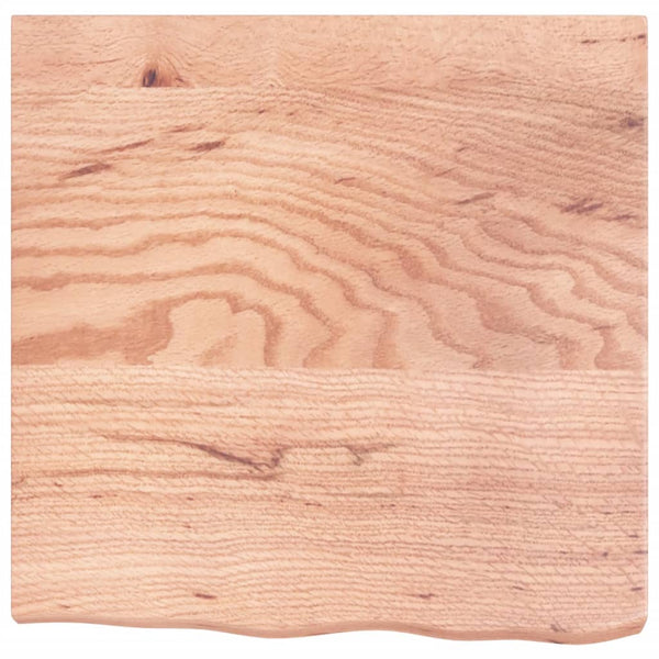 Wandregal Eiche Massivholz Hellbraun 60x60 cm