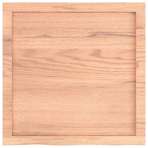 Wandregal Eiche Massivholz Hellbraun 60x60 cm