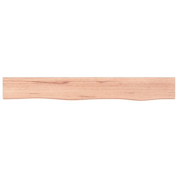 Wandregal Eiche Hellbraun 80cm Massivholz
