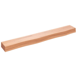 Wandregal Eiche Hellbraun 80cm Massivholz