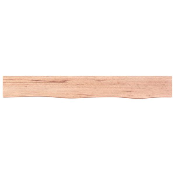 Wandregal Eiche Hellbraun 80cm Massivholz