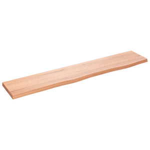Wandregal Hellbraun 100 cm Eiche Massivholz