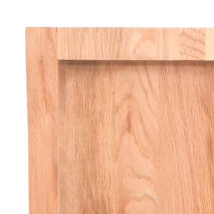 Wandregal Eiche Massivholz Hellbraun 140 cm