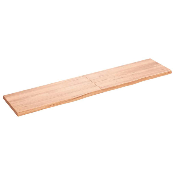 Wandregal Eiche massiv 180 cm Hellbraun