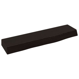 Dunkelbraunes Wandregal Eiche 40 cm