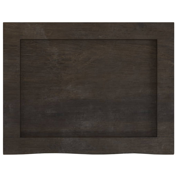 Dunkelbraunes Wandregal Eiche 40x30 cm