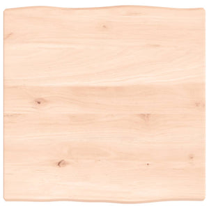 Eiche Tischplatte 40x40 cm Baumkante