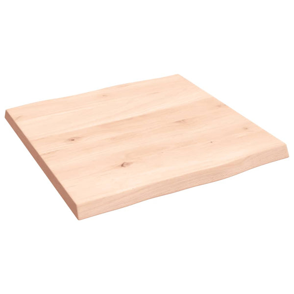 Eiche Tischplatte 40x40 cm Baumkante