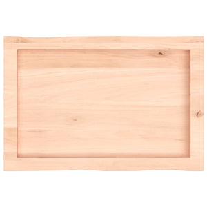 Massivholz Tischplatte 60x40 cm Baumkante
