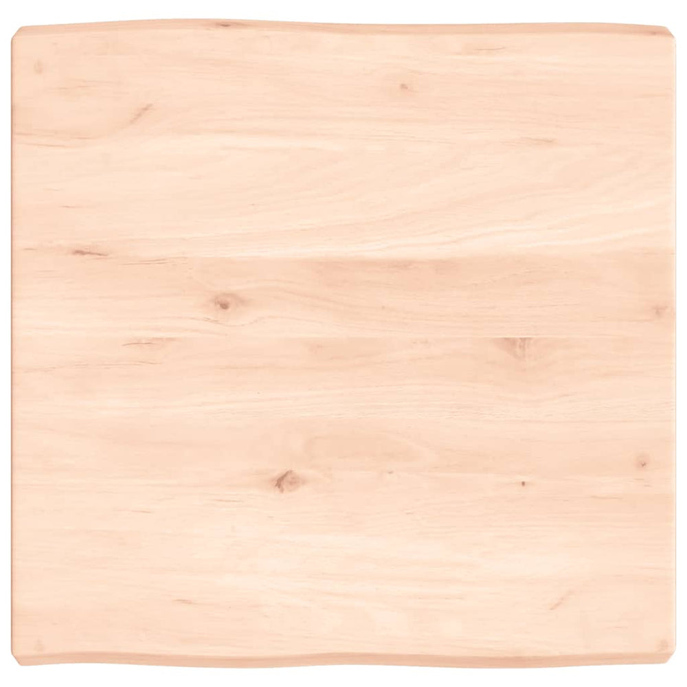 vidaXL Tabletop 60x60x(2-6) cm Solid Wood Untreated Live Edge