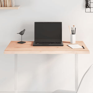 Tischplatte Eiche 80x60 cm Massivholz Baumkante