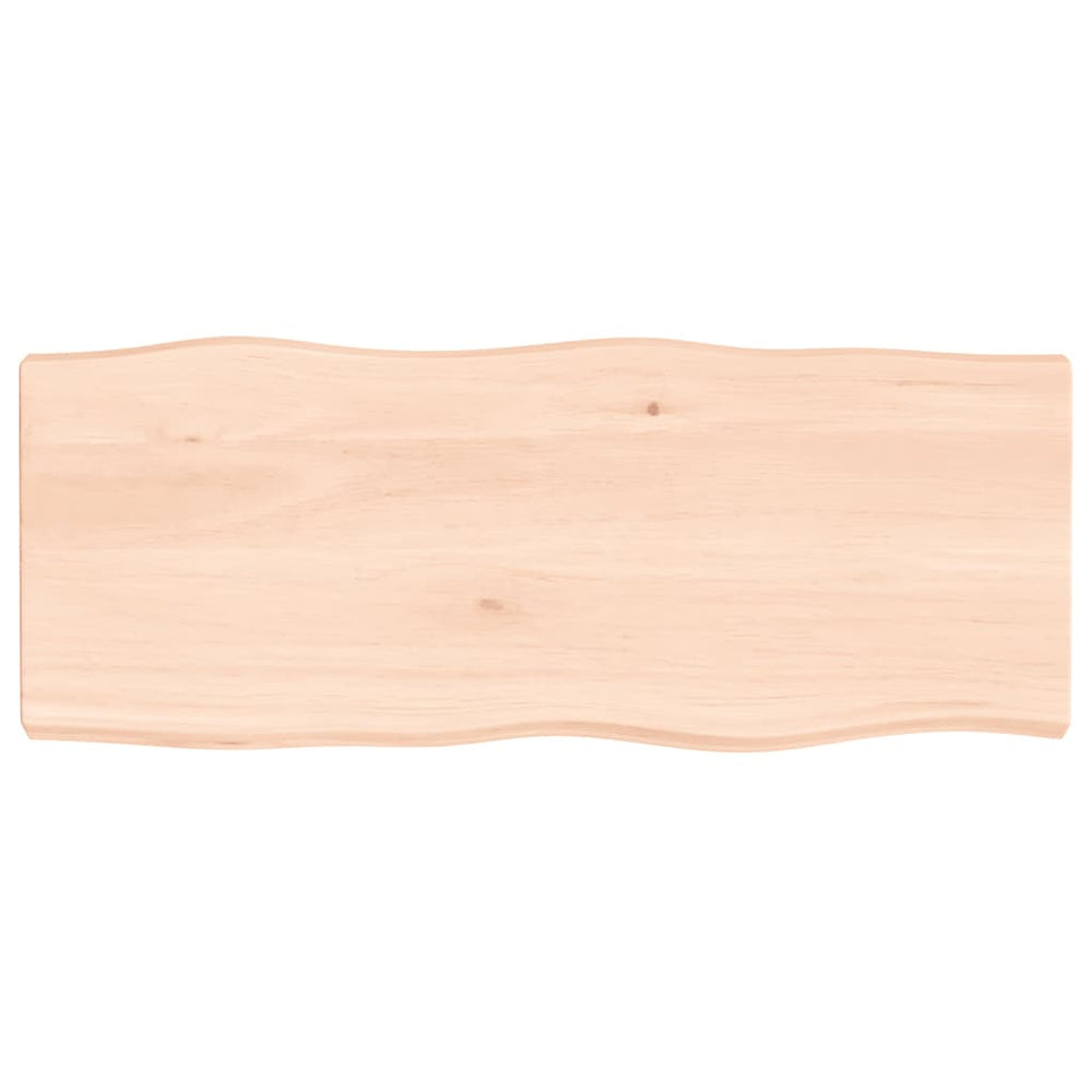 vidaXL Tabletop 100x40x(2-6) cm Solid Wood Untreated Live Edge