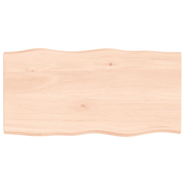 Eichen Tischplatte Massivholz 100x50 cm