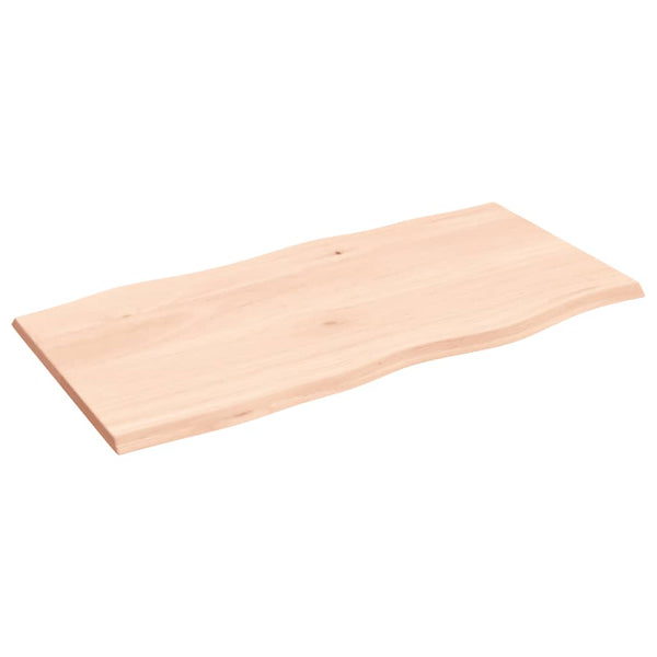 Eichen Tischplatte Massivholz 100x50 cm