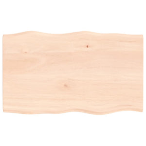 Eichen Tischplatte 100x60 cm Baumkante