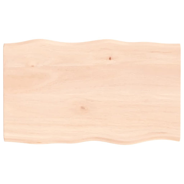 Eichen Tischplatte 100x60 cm Baumkante