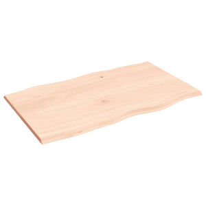 Eichen Tischplatte 100x60 cm Baumkante