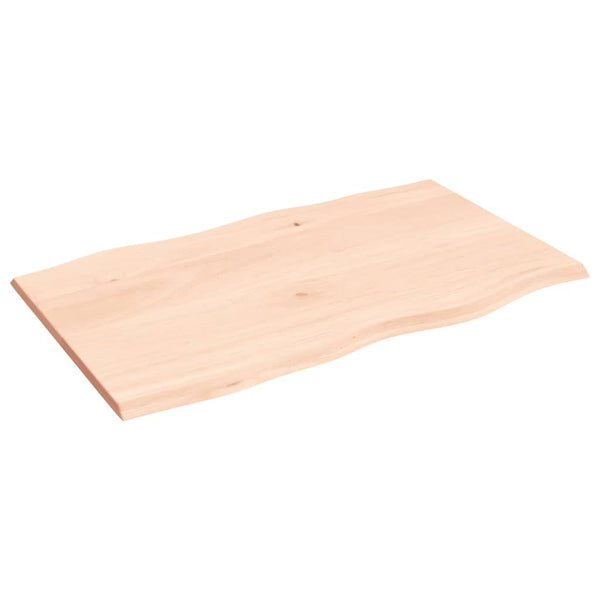 Eichen Tischplatte 100x60 cm Baumkante