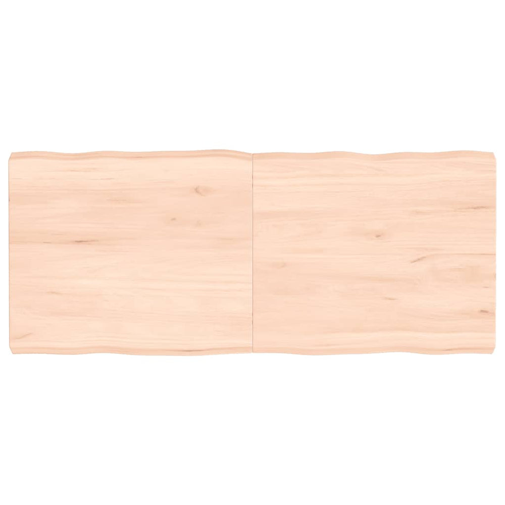 vidaXL Tabletop 140x60x(2-6) cm Solid Wood Untreated Live Edge