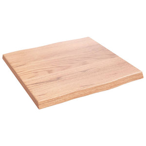 Eiche Tischplatte 40x40 cm Baumkante