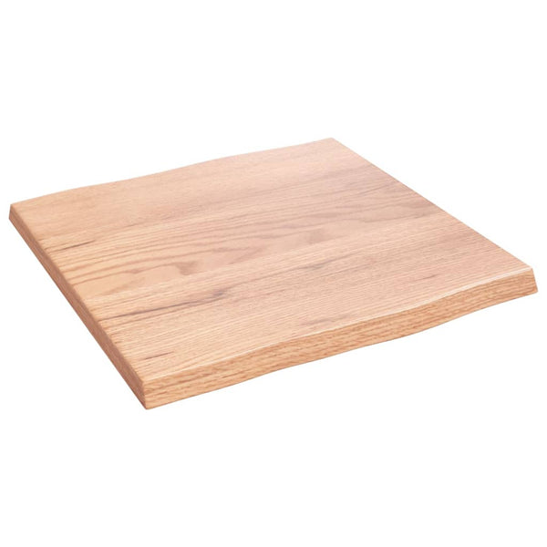 Eiche Tischplatte 40x40 cm Baumkante