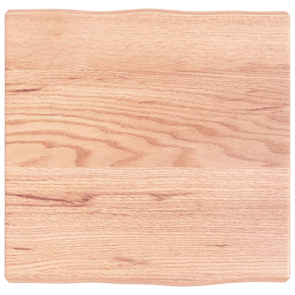 vidaXL Table Top 40x40x(2-4) cm Solid Wood Treated Live Edge