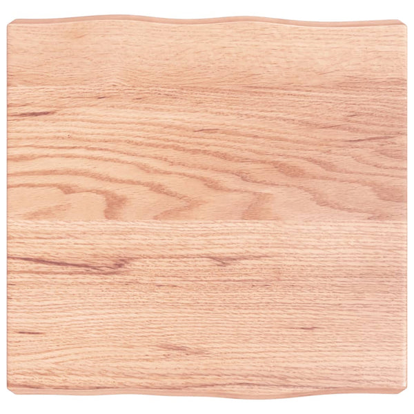 Massivholz Tischplatte 40x40 cm Baumkante