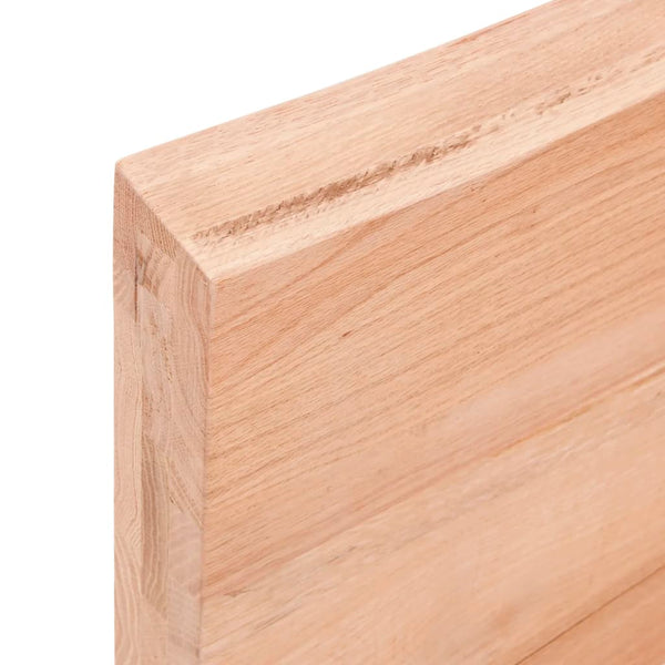 Massivholz Tischplatte 40x40 cm Baumkante