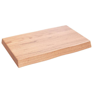 Massivholz Tischplatte 60x40 cm Baumkante