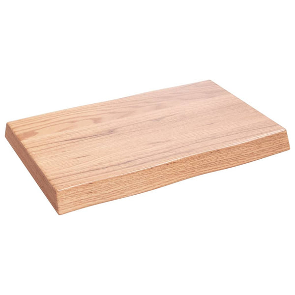 Massivholz Tischplatte 60x40 cm Baumkante