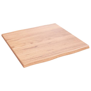 Eiche Tischplatte 60x60 cm Baumkante