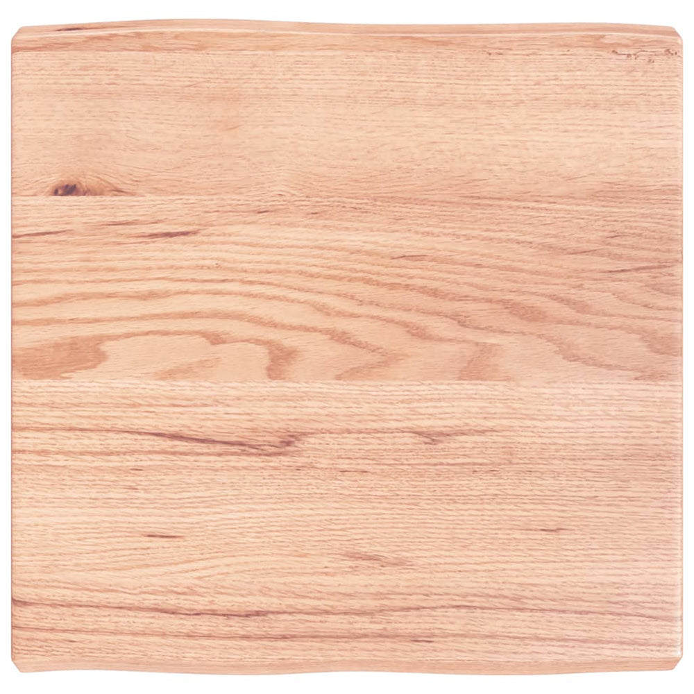 vidaXL Tabletop 60x60x(2-6) cm Solid Wood Treated Live Edge