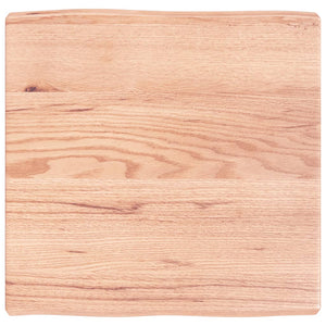 Massivholz Tischplatte 60x60 cm Baumkante