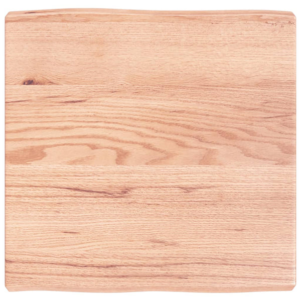 Massivholz Tischplatte 60x60 cm Baumkante