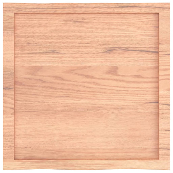 Massivholz Tischplatte 60x60 cm Baumkante