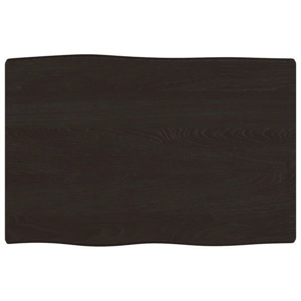 Eiche Tischplatte 60x40 cm Baumkante