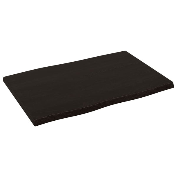 Eiche Tischplatte 60x40 cm Baumkante