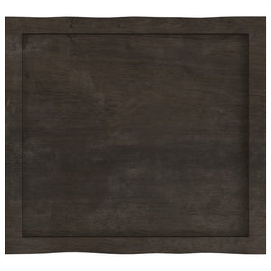 Massivholz Tischplatte 60x50 cm Baumkante