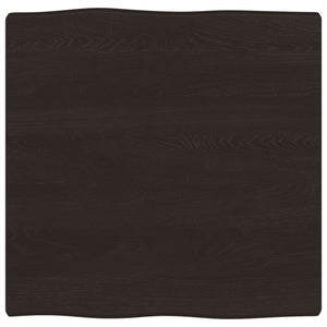 Massivholz Tischplatte 60x60 cm Baumkante