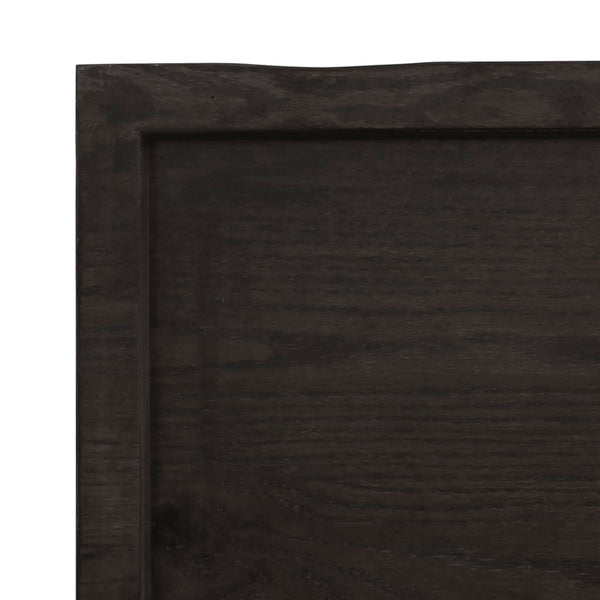 Massivholz Tischplatte 80x40 cm Baumkante