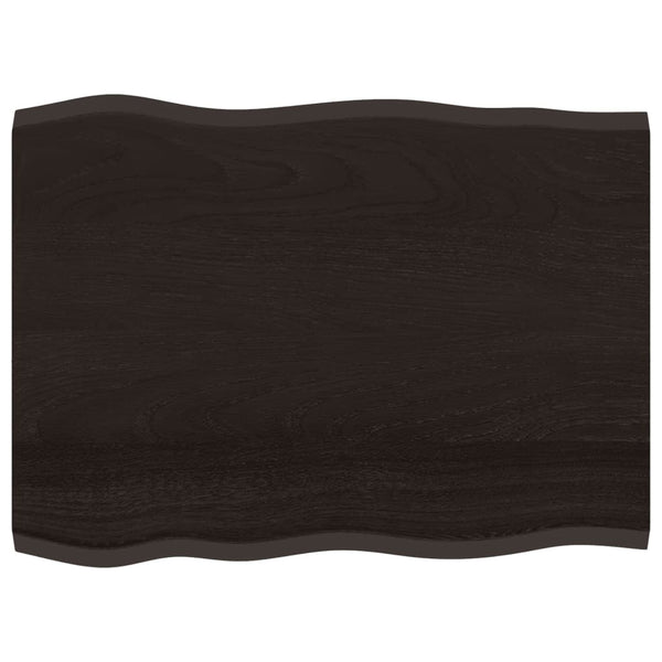 Eiche Tischplatte 80x60 cm Baumkante