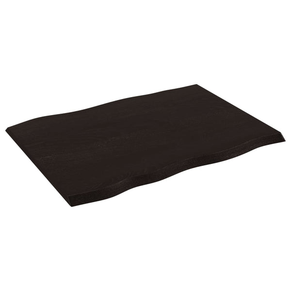 Eiche Tischplatte 80x60 cm Baumkante