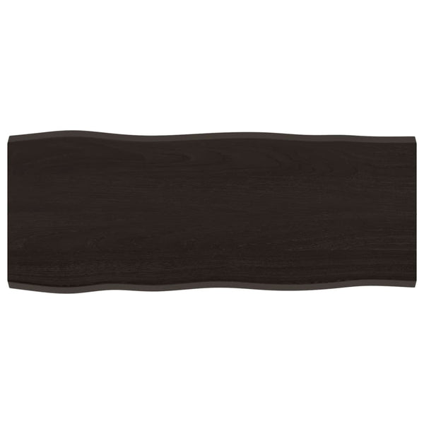 Eichen Tischplatte 100x40 cm Baumkante
